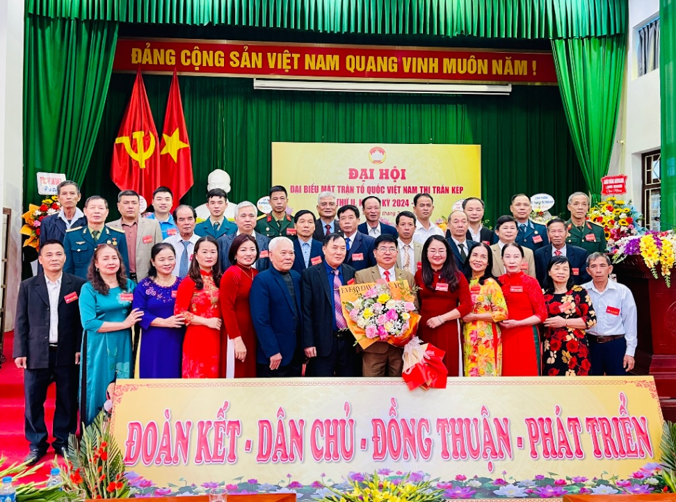 Đại hội Đại biểu Mặt trận Tổ quốc Việt Nam thị trấn Kép lần thứ II, nhiệm kỳ 2024 - 2029